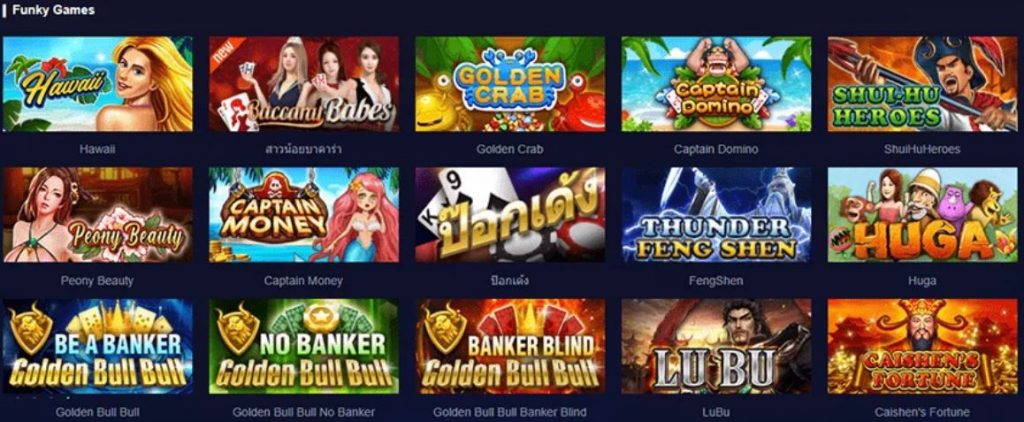 จุดเด่นในการเล่น SLOT FUNKY GAMES 